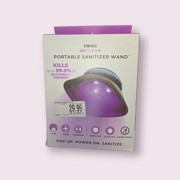 Homedics UVClean Portable Sanitizer Wand New In Opened Box - Picture 1 of 2